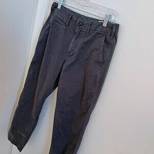 Gap Straight Khaki High Rise Size 4 Grey